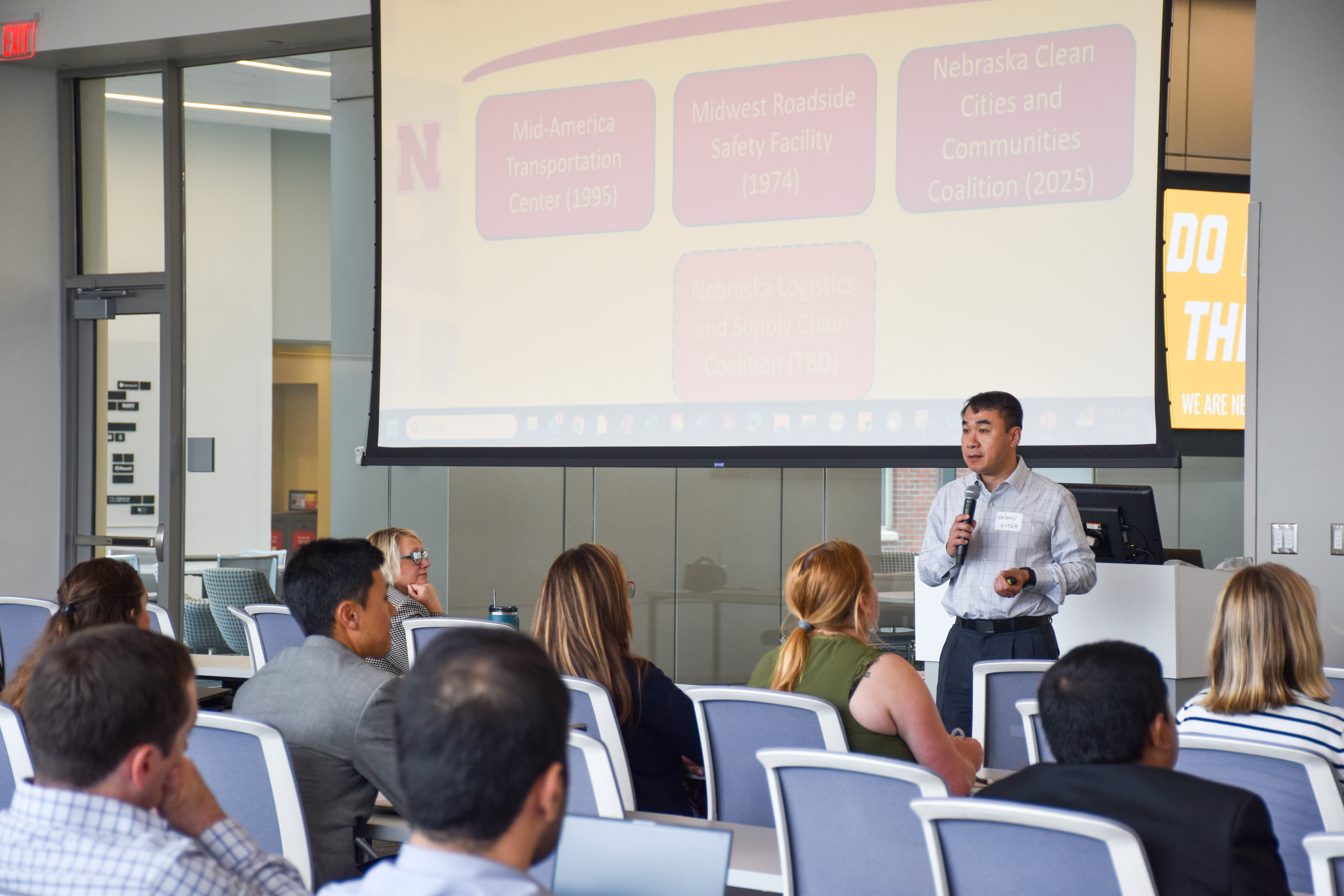 Dr. Nathan Huynh presenting