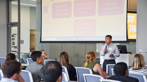 Dr. Nathan Huynh presenting