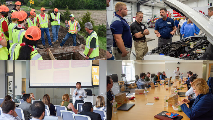 Discover Transportation Engineering, York EV First Responder Training, Research Summit, and NTC Roundtable.