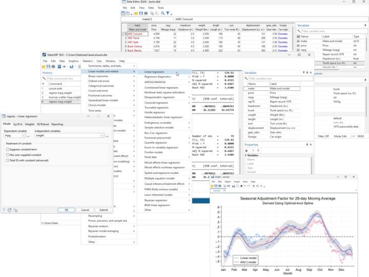 Stata windows