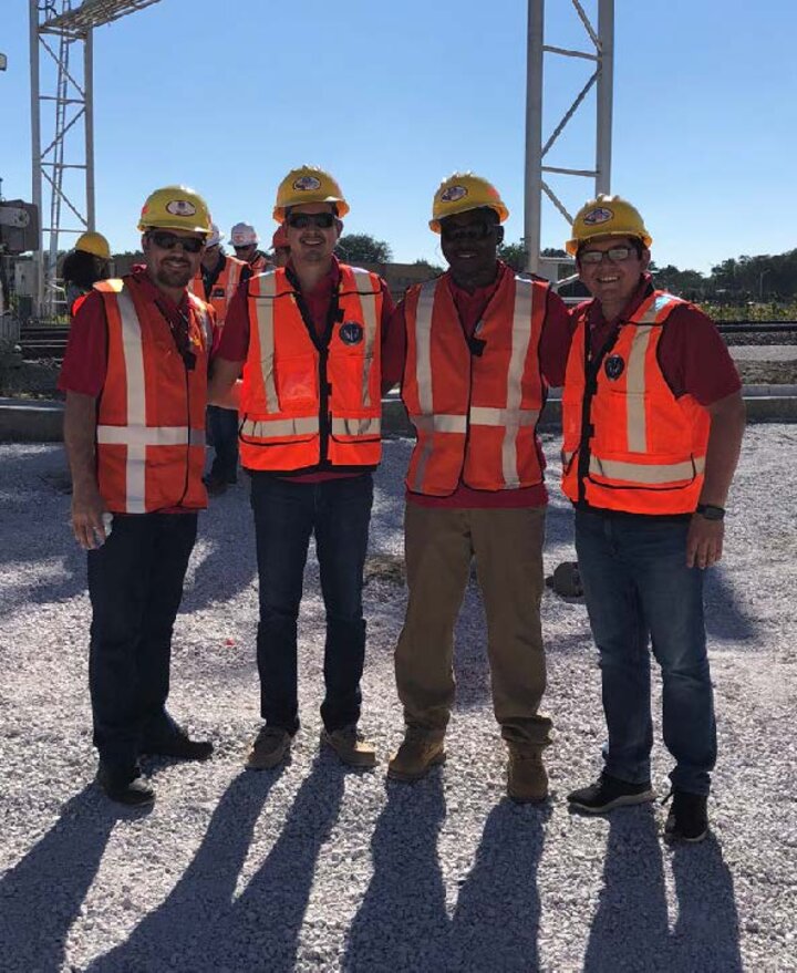 Group photo at UP railyard